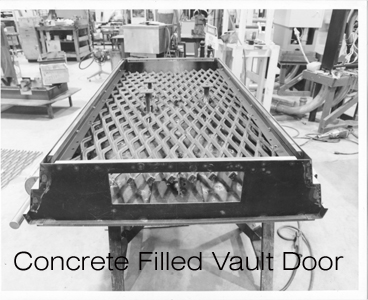 Concrete-filled Vault Door